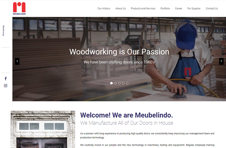 Homepage Website JHS Sytem