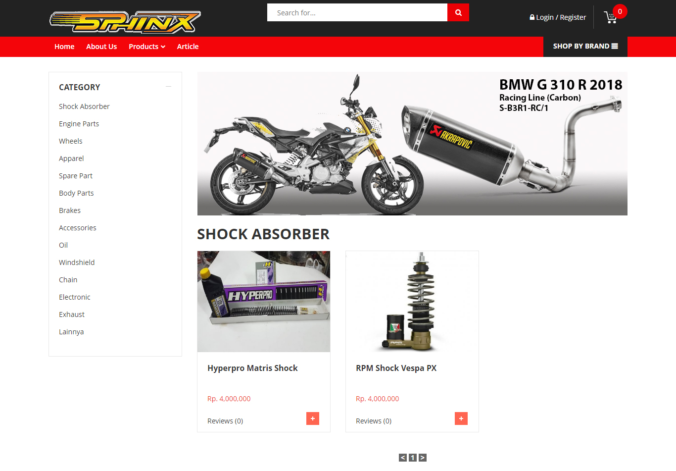 History Website Sphinx Motorsport