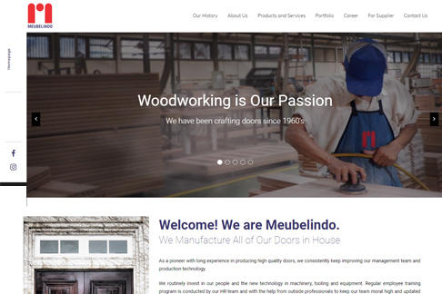 Portfolio Website Meubelindo