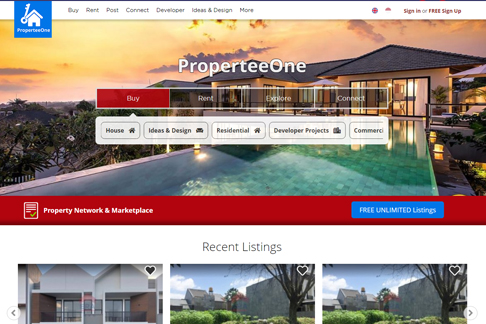Portfolio Website Properteeone